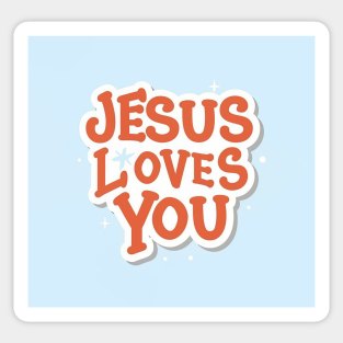 JESUS LOVES YOU Sticker